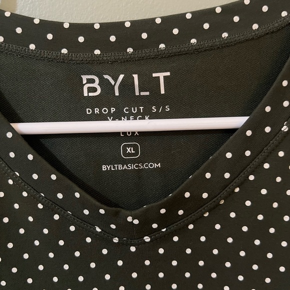 BYLT drop cut short sleeve vneck lux mens top size extra large - Picture 6 of 6
